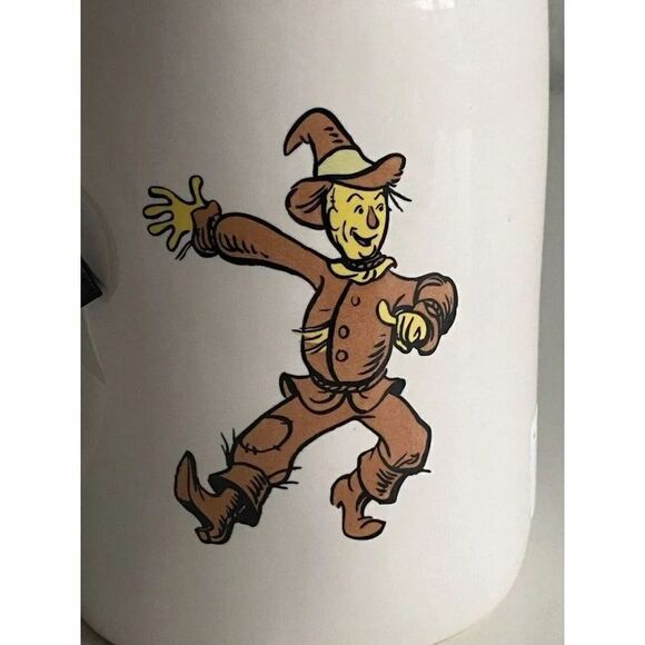 Rae Dunn Wizard Of Oz Mug Scarecrow If I Only Had A Brain Double Sided NEW - Picture 2 of 6